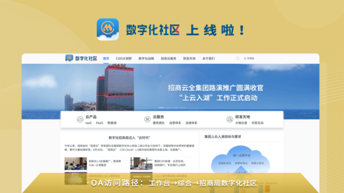 招商局集团数字化社区正式上线